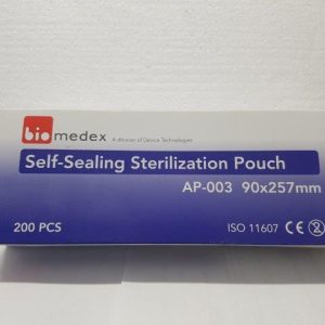 Self-Sealing Sterilisation Pouch - 90mm x 257mm